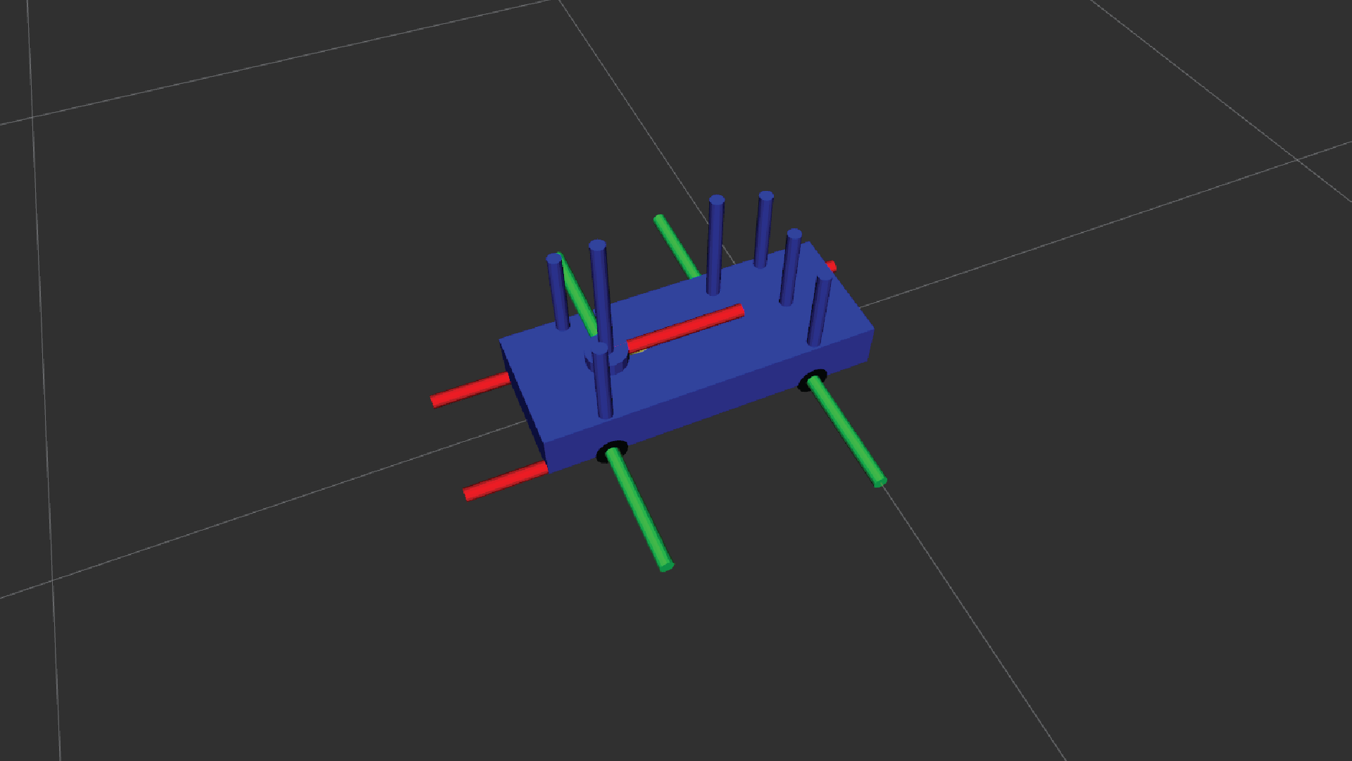 Visualization of the URDF file on RViz